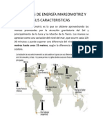 Características de La Energía Maremotriz