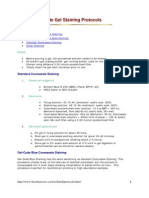 Polyacrylamide Gel Staining Protocols