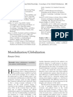 Renato Ortiz Mundialization-Globalization