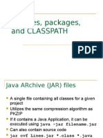 JAR Files, Packages, and Classpath