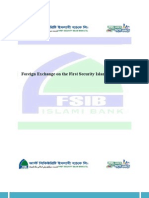 Foreign Exchange On First Security Islami Bank LTD