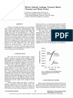 Deep-Trap SILC (Stress Induced Leakage Current) Model Nominal and Weak Oxides