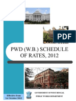 PWD (W.B.) Schedule of Rates, 2012