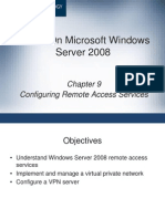 Hands-On Microsoft Windows Server 2008: Configuring Remote Access Services