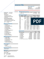 Bumi Resources TBK.: Company Report: January 2013 As of 31 January 2013