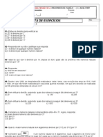 Exercícios de Divisibilidade - 1