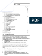 Unit 3 Case Study - Unix: Structure Page Nos