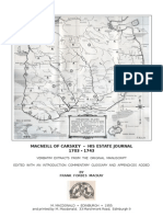 MacNeill of Carskey's Journal - 1703 - 1743 - With Map