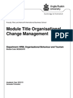 Organisational CHNG MNGT