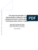 The Physical Principles of Thermonuclear Explosives, Inertial Confinement Fusion, and The Quest For Fourth Generation Nuclear Weapons