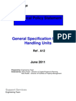 AHU Specifications