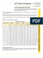 Wheatland Tube Company: Wheatland ASTM A 53 Schedule 80 Pipe