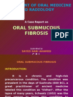 Oral Submucous Fibrosis