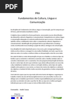 CLC7 - Fundamentos de Cultura, Lingua e Comunicação