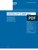 Hastelloy C-2000 Alloy