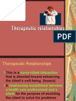 Therapeutic Relationships