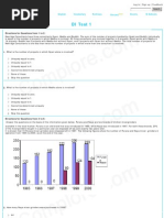 CAT Test Paper - DI Test 1