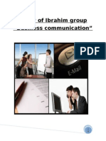 Study of Ibrahim Group of Companies