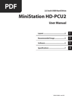 BUFFALO MiniStation HD-PCU2 Manual Users