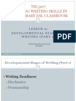 TSL3107 Teaching Writing Skills in The Primary Esl Classroom