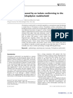 Trichophyton Raubitschekii: Onychomycosis Caused by An Isolate Conforming To The Description of