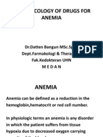 Pharmacology of Drugs For Anemia