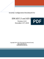 Cis Ibm Aix 5.3-6.1 Benchmark v1.0.0