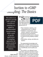 A Pocket Guide To CGMP Sampling