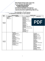 B.tech.-All Branches - Final Date Sheet-June 2013 IPU