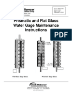 R500 E153C Prismatic and Flat Glass Water Gage Glasses