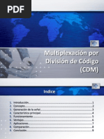 Multiplexación Por División de Código (CDM)