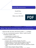 Advanced Microeconomic