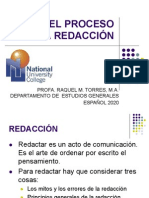 El Proceso de La Redaccion