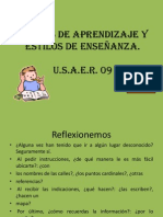 Estilos de Aprendizaje y Enseñanza