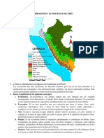 Ecosistemas y Ecosistemas Del Peru