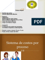 Costo de Coproductos y Subconjuntos