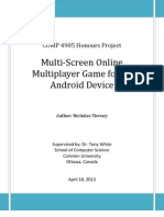 Comp 4905 Honors Project - Multi-Screen Online Multiplayer Game For An Android Device