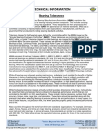 Bearing Tolerances and Precision Levels 