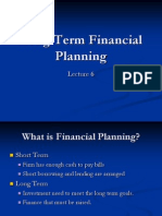 Long Term Financial Planning