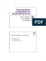 Resolving Motion Correspondence For Densely Moving Points: by C.J. Veenman, M.J.T. Reinders, and E. Backer