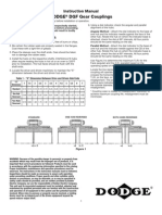 Dodge DGF Gear Couplings: Instruction Manual