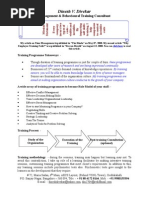 Training E-Brochure For Senior Management