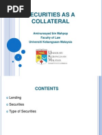 Topik 7 Sekuriti Sebagai Kolateral