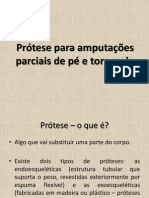 Prótese para Amputações Parciais de Pé e Tornozelo