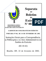 IG 10-42 - Correspondência, Publicações e Atos Administrativos