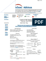 Computer Profile Summary: Plan For Your Next Computer Refresh... Click For Belarc's System Management Products