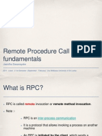 Remote Procedure Call (RPC) Fundamentals: Jasintha Dasanayake