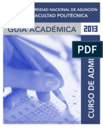 Programa Del Curso y Examen de Admisión PDF