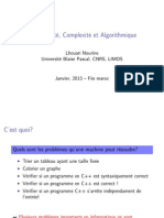 Calculabilite Complexite Algorithmique