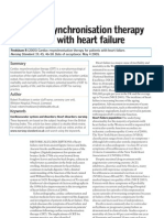 Cardiac Resynchronisation Therapy For Patients With Heart Failure